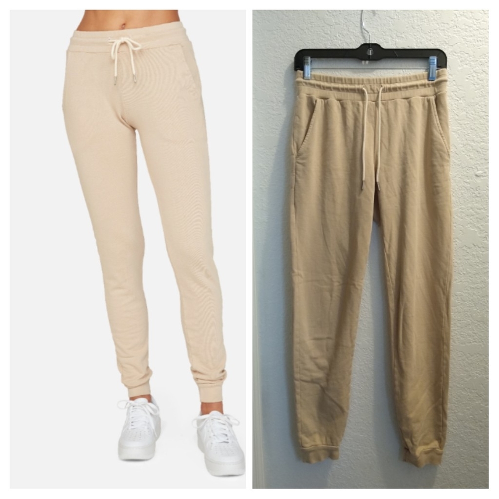 MATE The label Organic cotton Terry classic jogger limited edition latte SMALL